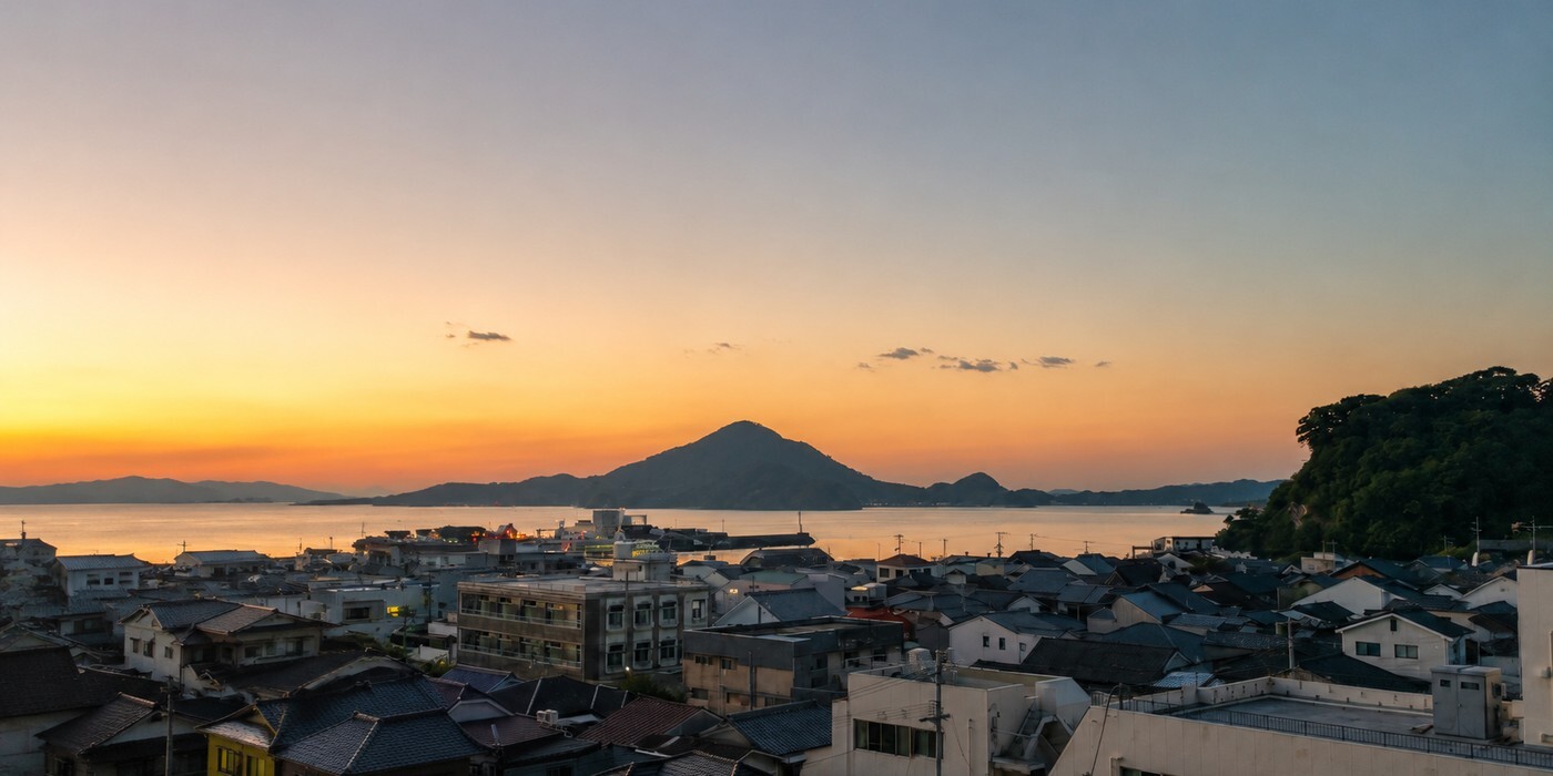 移り住んだ松山の港町